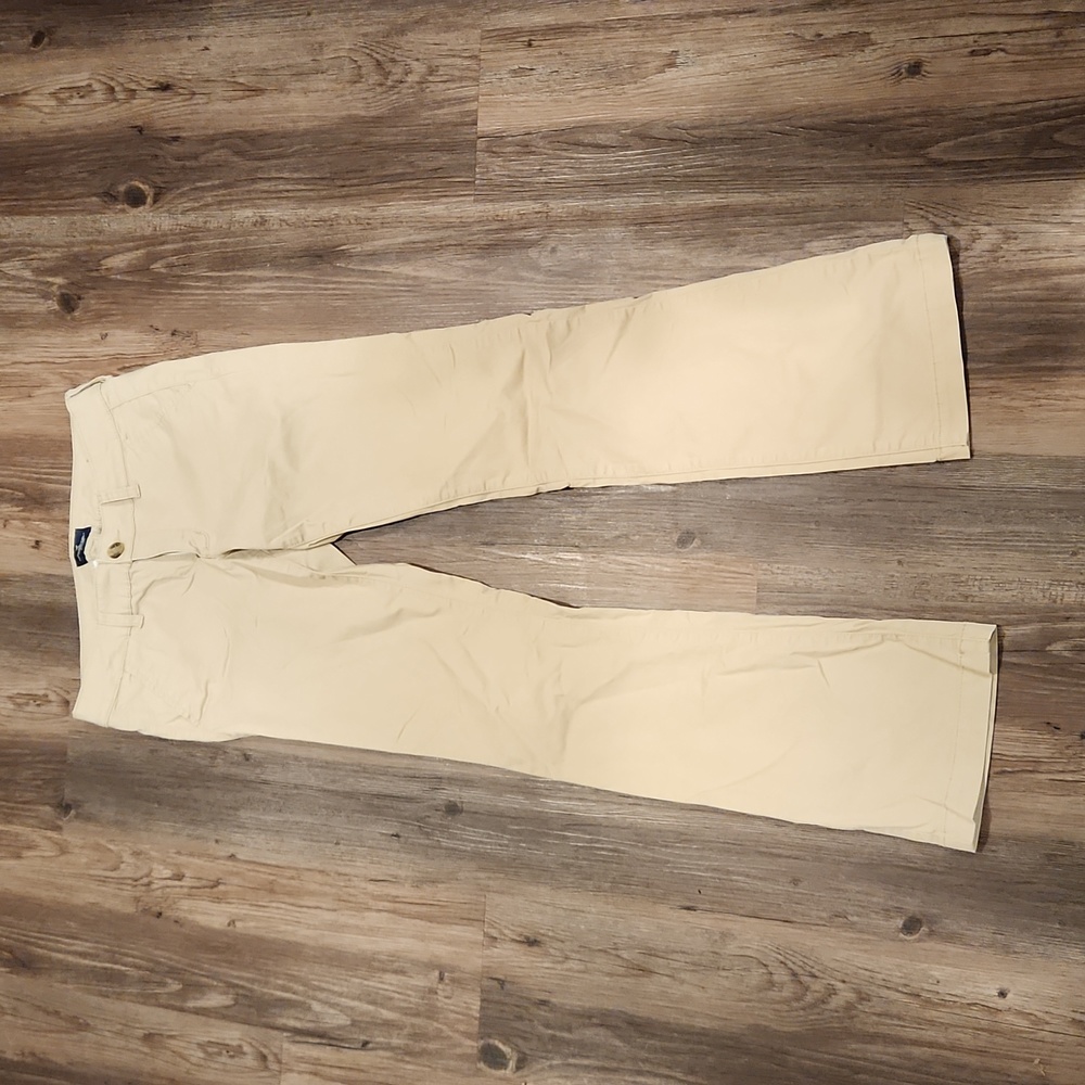 American Eagle Outfitters Cream Boot Cut Pants